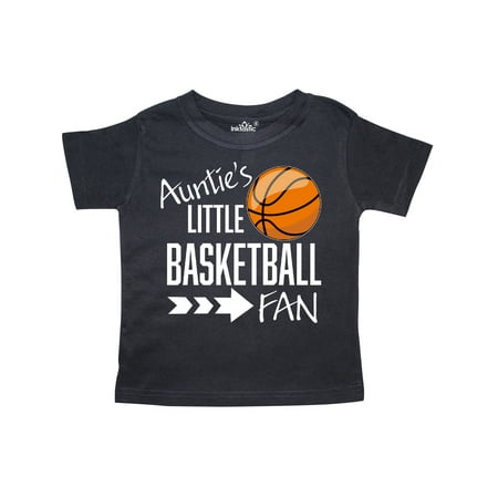 

Inktastic Auntie s Little Basketball Fan Gift Toddler Boy or Toddler Girl T-Shirt