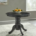 thumbnail image 3 of TMS Hermitage 40" Round Indoor Dining Table, Black, 3 of 7