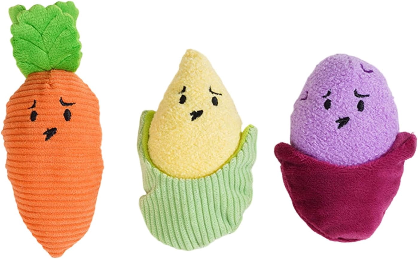 Carrot Dog Toy - Plush Relief Slow Feeder Pad | Mental Stimulation Dog Puzzle Toys - for Pet Puppy Kitten Small Medium Large Boredom Play Travel Home Indoor Outdoor