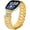Gold, variant on REQO Metal Bands Compatible with Fitbit Versa 4&Sense 2, Adjustable Elegant Casual Style bands for Fitbit Versa 3&Sense Bands Women Men