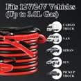 thumbnail image 5 of Yalumo 6 Gauge 13 Feet Jumper Cables for Car, Jumper Cables Heavy Duty with Carrying Bag, Car Jumper Cables for Jump Starting Dead or Weak Batteries, Booster Cables for SUV and Trucks Battery, 5 of 7