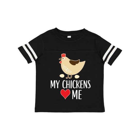 Inktastic My Chickens Love Me Boys or Girls Toddler T-Shirt