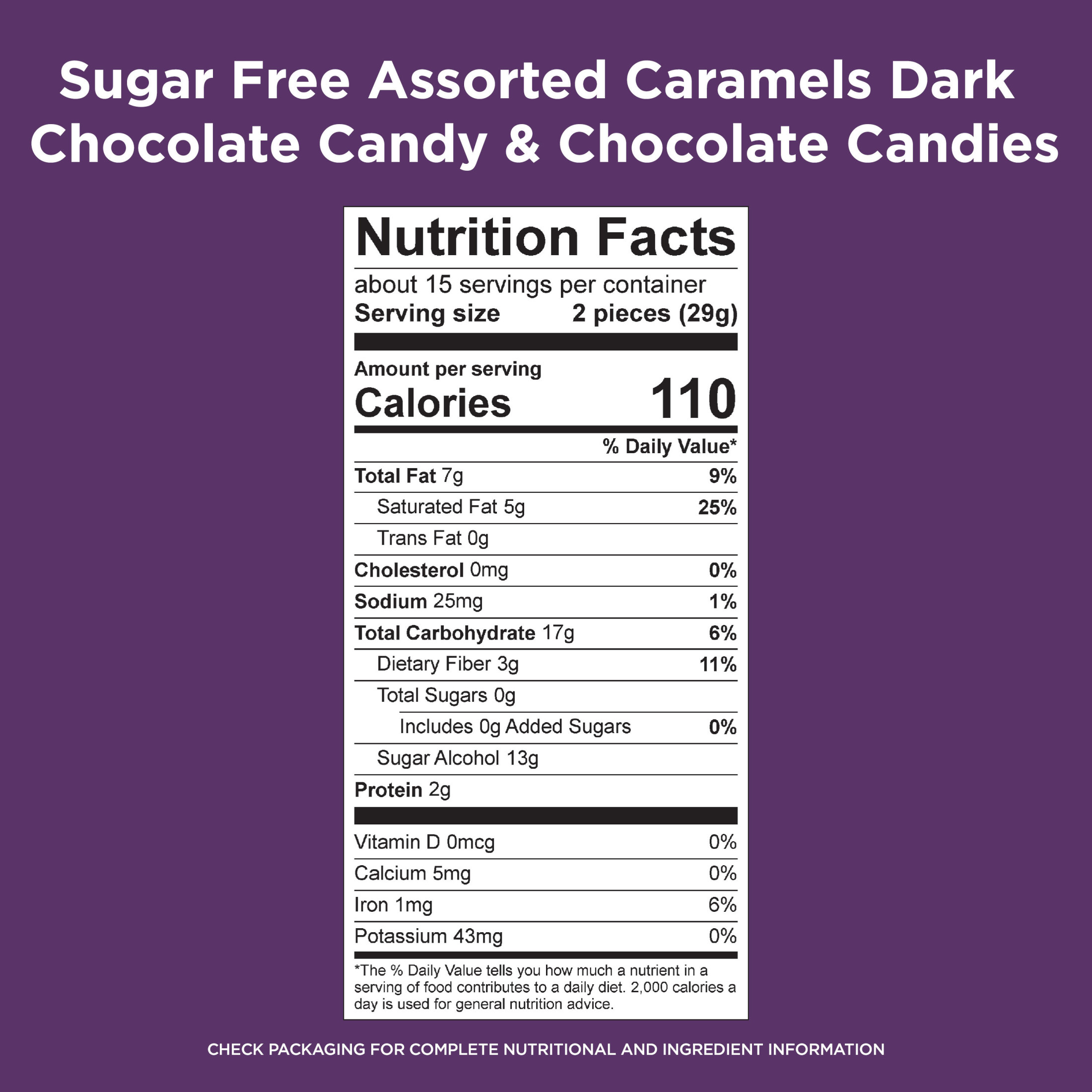 Russell Stover Sugar Free Assorted Caramels 15.3oz photo 7