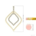 thumbnail image 3 of ANGARA Natural Diamond Leaf-Shaped Drop Pendant in 14K Yellow Gold for Women (Size-1.35mm| Color-I-J| Clarity-I1-I2) | April Birthstone, Anniversary, Jewelry Gift for Women | Natural Diamond Necklace, 3 of 8