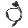 thumbnail image 1 of 6 Pin DIN Male to 2 Female Sockets Splitter Cable Multifunctional 6 Pin DIN Extension Cable 1.6ft, 1 of 2