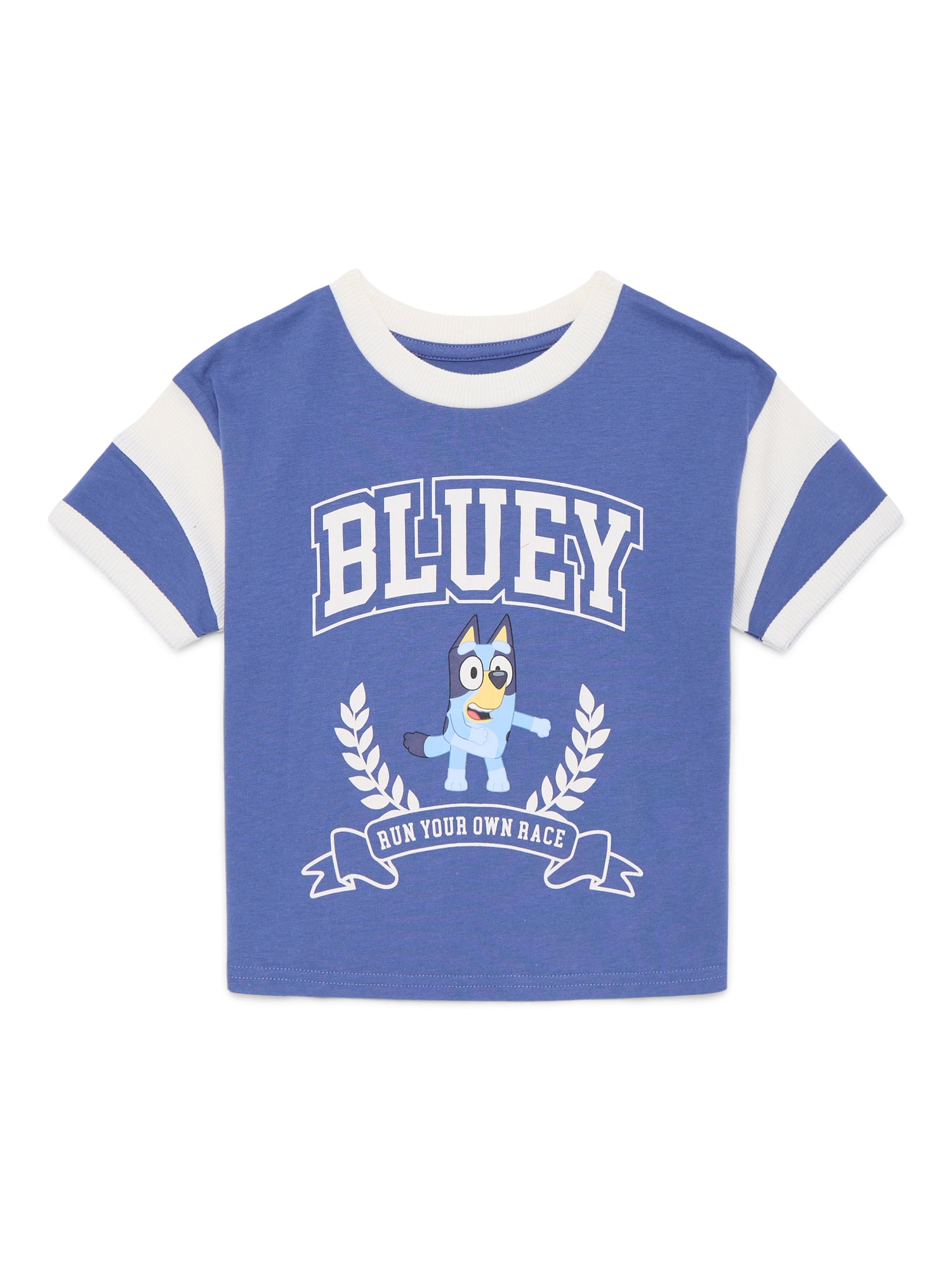 Bluey Girl's Short Sleeve Graphic T-Shirt, Sizes 4-16