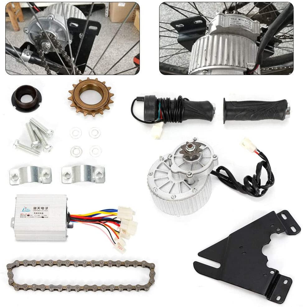 For Common Bike Left Chain Drive Custom Motor Electric Conversion Kit 250W 36V
