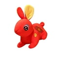 thumbnail image 5 of LeeQinersw Adorable 2023 Chinese Lunar New Year Simulation Stuffed Animal, Rabbit Plush Toy Red, 5 of 9