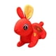 thumbnail image 5 of Lindo 2023 año nuevo chino muñeco de peluche, conejo de peluche de juguete festival de primavera estatuilla de conejo para el dormitorio tienda sala Rojo Sunnimix Conejo de peluche, 5 of 8