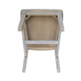 thumbnail image 6 of International Concepts San Remo Splatback Chair in Washed Gray Taupe, 6 of 7