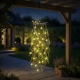 thumbnail image 2 of zhangmingg Solar Powered Outdoor Hanging Leaf Lamp for Garden Decorative with Realistic Design, 2 of 6