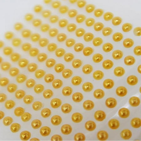 Wedding Self Adhesive Pearls - Efavormart Self Adhesive Diamond Rhinestone Pearl Shape Peel Stickers For Car Mobile PC Wedding Centerpiece Decoration - 1056 PCS