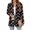 Black, variant on Women's Christmas Cartoon Character Printed Lightweight Cardigan, Long Sleeved Casual Loose Thin Fit Jacket with Pockets for Fun Festive Apparel,Army Green,L