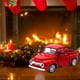 thumbnail image 5 of Decoración vintage de camioneta roja de metal rojo a escala 1:32, modelo de camioneta, decoración navideña para escritorio y estantería., 5 of 8