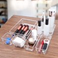 thumbnail image 2 of 16pcs Drawer Organizer Set Plastic Storage Bins for Jewelries Makeup Utensils, 2 of 9
