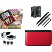 Nintendo 3ds Xl Handheld Red/black Bundl