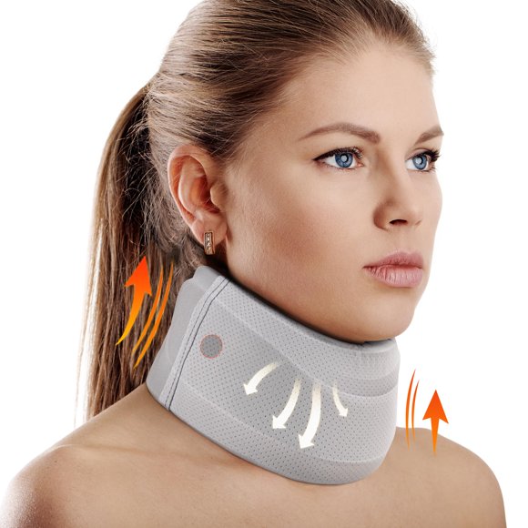 Collarín cervical Cozyhealth XS 6,5 cm soporte suave gris