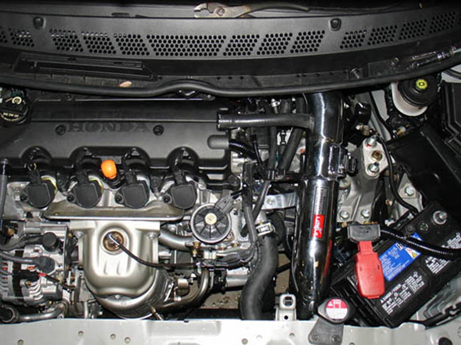 Injen 06-09 Civic Ex 1.8L 4 Cyl. (Manual) Black Cold Air Intake Fits select: 2006-2011 HONDA CIVIC