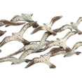 thumbnail image 5 of DecMode White Metal Flying Flock Of Bird Wall Decor, 5 of 12