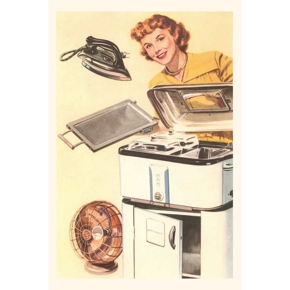 Pocket Sized - Found Image Press Journals: Vintage Journal Housewife and Appliances (Paperback)