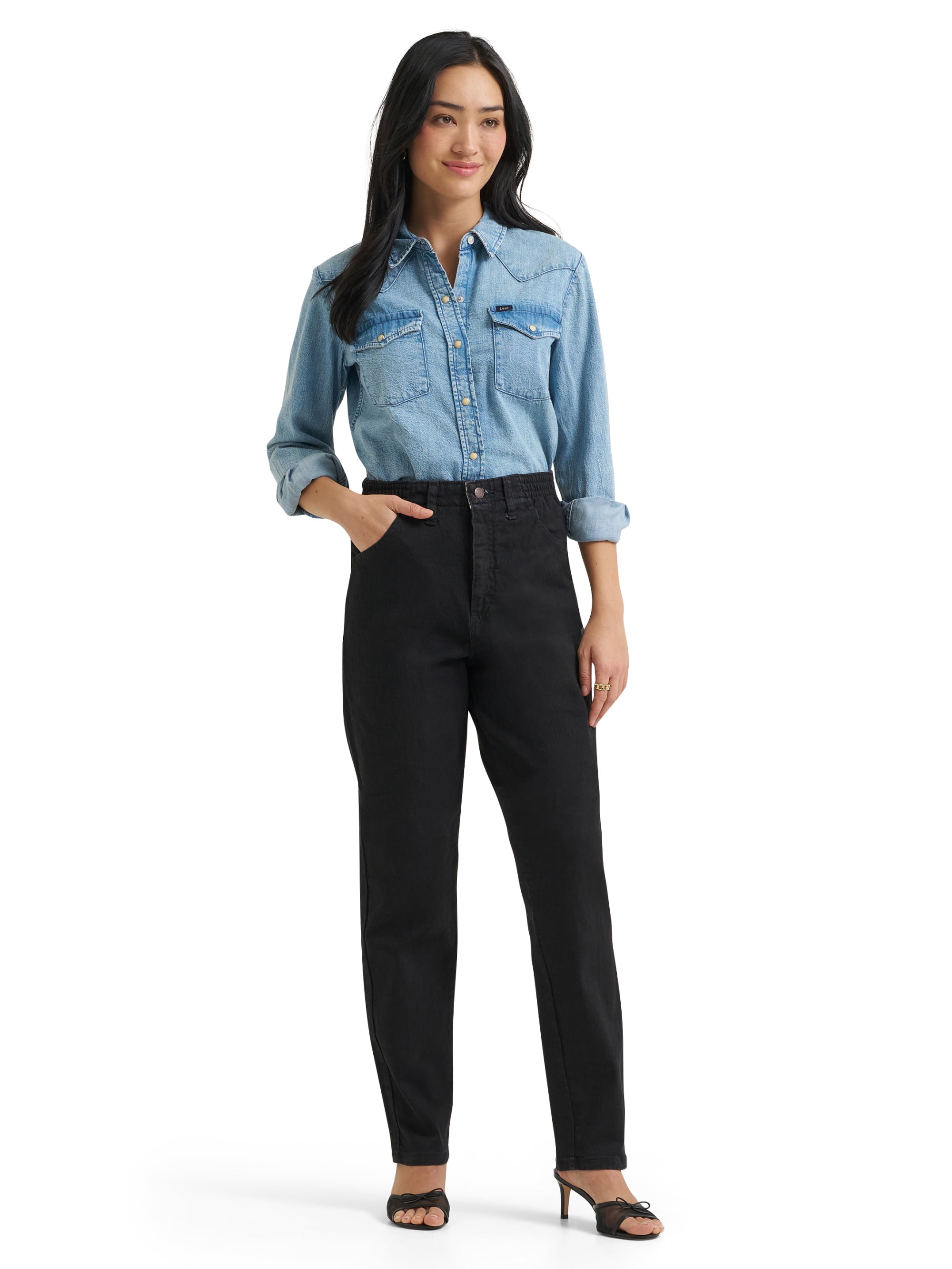 Lee® Women's and Plus Side Elastic Denim Jeans
