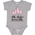 thumbnail image 3 of Inktastic Llama Aunt Loves Me Girls Girls Baby Bodysuit, 3 of 5