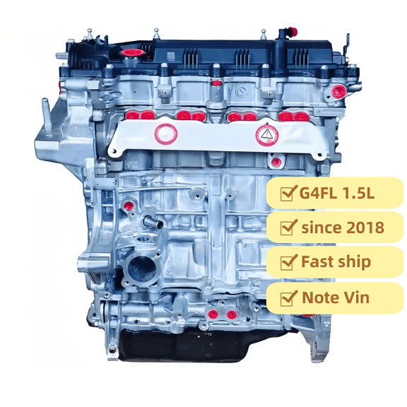 G4FL 1.5L Long Block Engine Assembly For Hyundai Accent Creta Elantra Kia Carens Cerato Seltos 1.5T