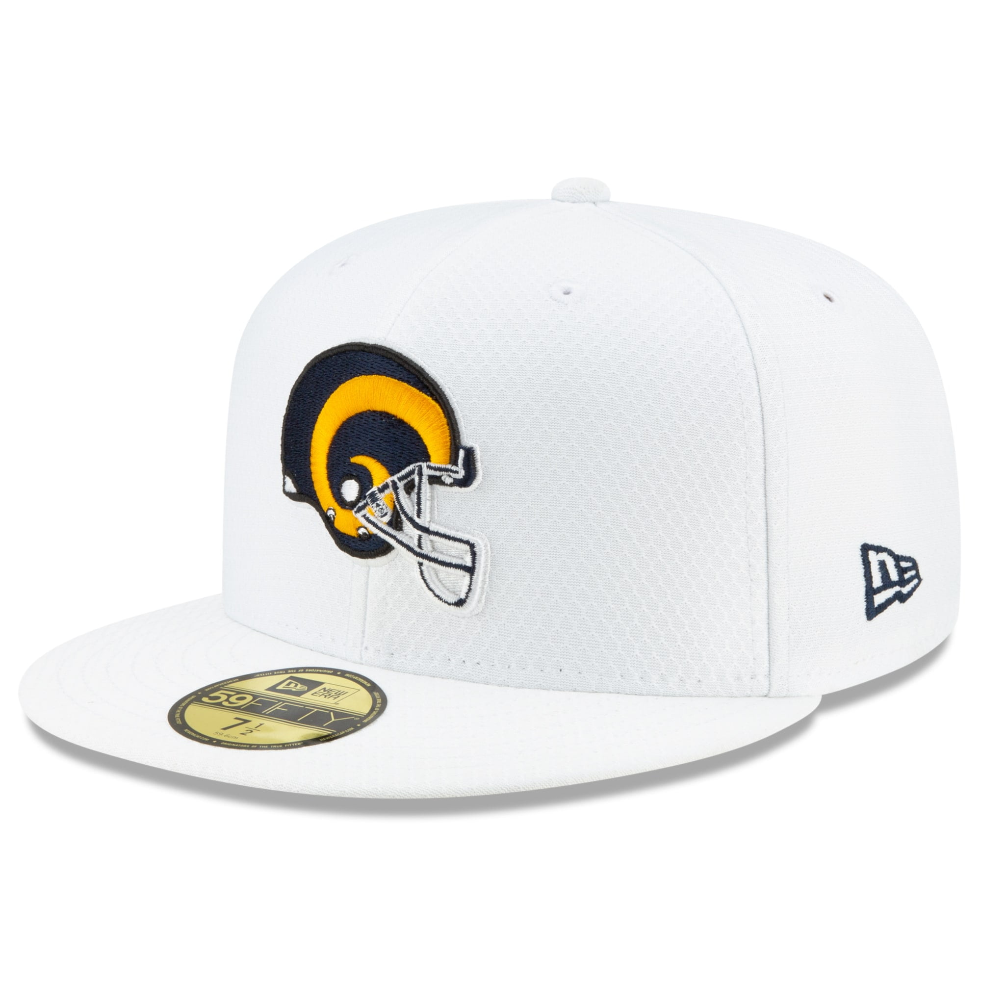 New Era Los Angeles Rams 2019 Official Road Sideline 59FIFTY Fitted Cap 