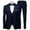 Navy, variant on Men's Blazer Jacket,Men Suits 3 Piece Set,Classic Slim Fit Vest and Trousers Set formal Wear for Wedding Banquet Business Events and Attire