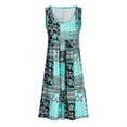 thumbnail image 4 of Qiopertar Robe Décontractée Sans Manches à Col Rond Imprimée pour Femmes, Sans Manches, en Solde, Livraison Gratuite, jusqu'à 90 % de Réduction, 4 of 6