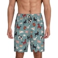 thumbnail image 1 of Fotbe Farm Animals 1 Pantalones Cortos de Pijama para Hombre, Ropa de Dormir, Pantalones de Pijama Cortos para Hombre-4X-Large, 1 of 6