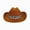 A64-Brown, variant on Ccpelsie Western Cowboy Hat for 2t 3t 4t 5t 6t 7t Kids Boy Girl Classic Cowboy Cowgirl Dress Up Hat(White,3-15 Years)