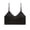 01 Black, variant on Spaghetti Straps Sports Bra for Women Comfort Wireless V Neck Ladies Camisole Yoga Bras