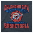 thumbnail image 4 of Unisex-Stadium Essentials  Navy Oklahoma City Thunder Club Time Tri-Blend T-Shirt, 4 of 4
