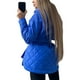 thumbnail image 3 of Txlixc Chaqueta acolchada para mujeres con cinturón ligero, cómodo, cálido, de manga larga de una sola fila Txlixc moda, 3 of 6