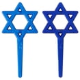 thumbnail image 4 of CakeDrake Star Cake Picks Religious Party Decor 12 Count Blue, 4 of 5