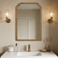 thumbnail image 2 of WallBeyond Rustic Wood Frame Wall Mirror Decorative for Bathroom, 24" × 36", Natural Wood, 2 of 7