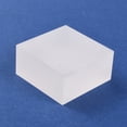 thumbnail image 2 of 2 pc Acrylic Display Stands Frosted Sqaure White 4.9x4.9x2.45cm, 2 of 2