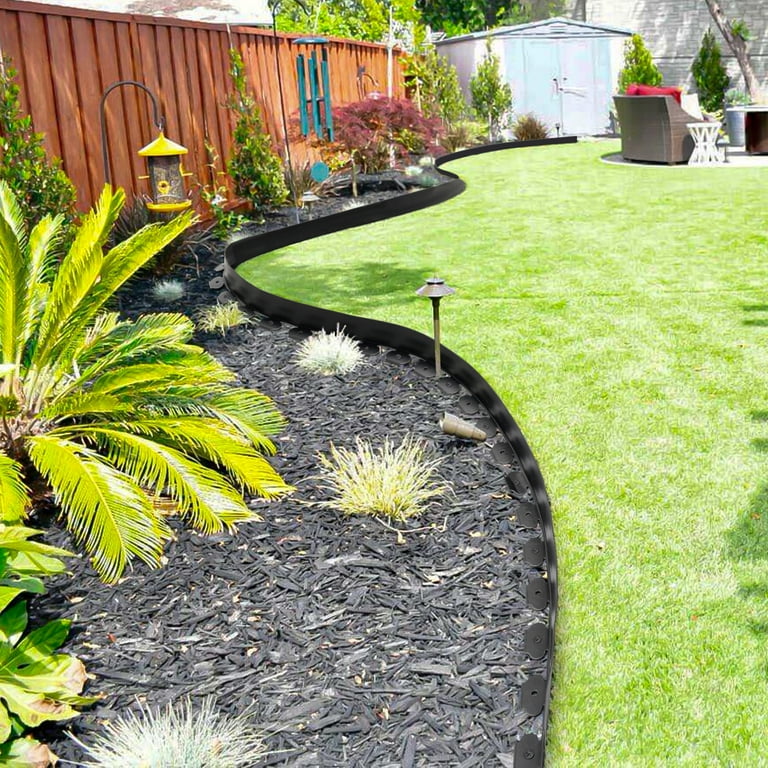 GOTGELIF Landscape Edging 2inch Tall, 40/100ft No-Dig Landscape