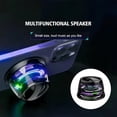 thumbnail image 2 of Magnetic Bluetooth Speaker,Multifunctional Portable G200 Speaker with Multi RGB Color Light Show-3D Surround Sound Effect,Phone Stand for iPhone, Android, TWS Pairing, 2 of 7