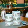 thumbnail image 3 of Yayeee Flameless Candles with Remote Flickering Battery Operated Multi Color Changing, Red Christmas House, 3 of 7