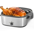 22 Quart Electric Roaster Oven with Viewing & Selfbasting Lid, Turkey