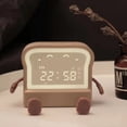 thumbnail image 2 of Luz de Noche Toast, Despertador Digital, Lámpara de Noche, Temporizador de Cuenta Atrás, Lámpara de Apagado Automático, Reloj de Dormitorio ., 2 of 5