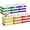 Dark Color, variant on 6 Pcs 11 Inch Fabric Storage Cubes with Metal Handle Back to School Classroom Supplies Grey and White Striped Style Collapsible Bins Organizer for School Nursery Shelves Clothes Gift