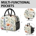 thumbnail image 6 of Obrewu Pioneer Flower Lunch Bag for Adult, Insulated, Leakproof, Oxford Cloth, 6 of 7