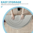 thumbnail image 6 of Worgeous Grey TPE Jump Rope Mat for Home Use NonSlip Shock Absorbing Workout Floor Mat 0.5 Inch Thick, 6 of 8