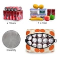 thumbnail image 4 of FORMRS Reusable Lunch Bag for Work School Leakproof Insulated Cooler with Adjustable Shoulder Strap, Orange Geometric Circles, 4 of 6