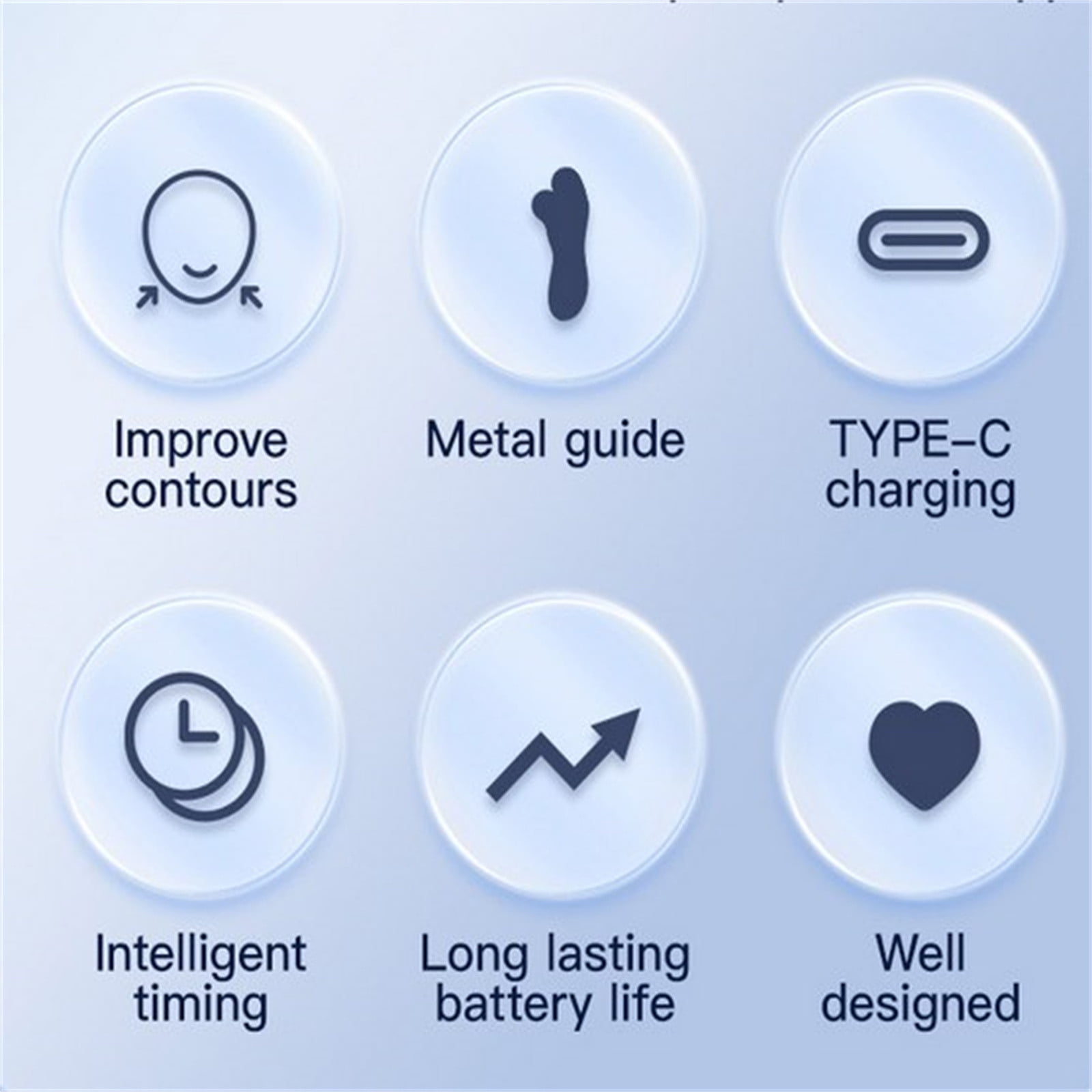 Micro Roller Massager Household V Shaped Facial Device For Lifting Firming Skin And Improved Circulation