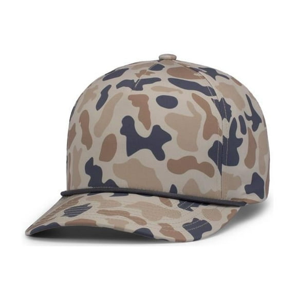 Pacific Headwear Duck Camo 5-Panel Trucker Cap, Canyon - One Size