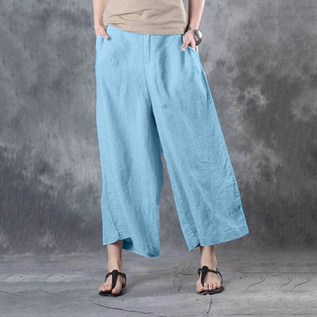 Ykohkofe Women Casual Pocket Cotton 